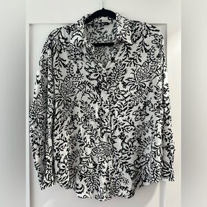 Zara Black & White printed shirt